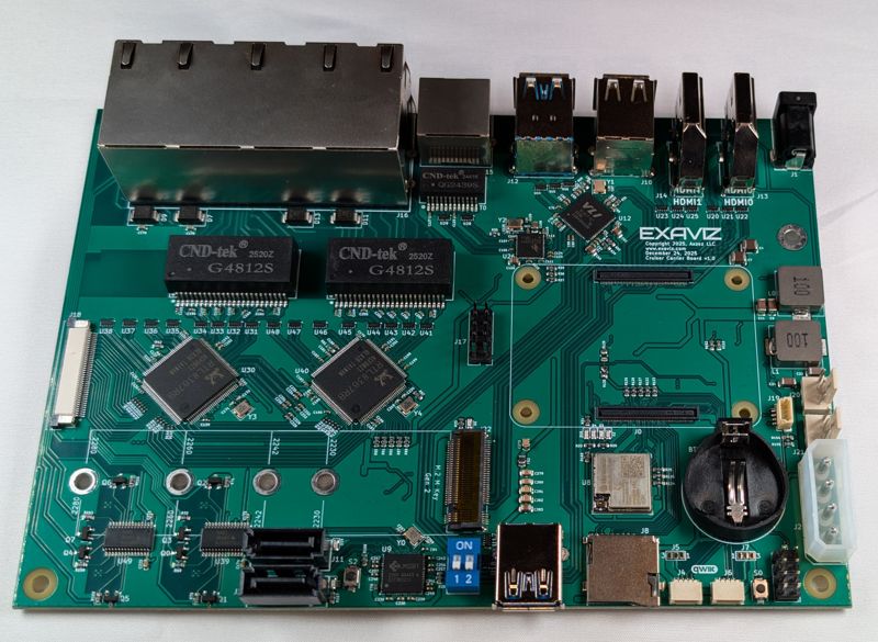 Cruiser carrier board, top view
