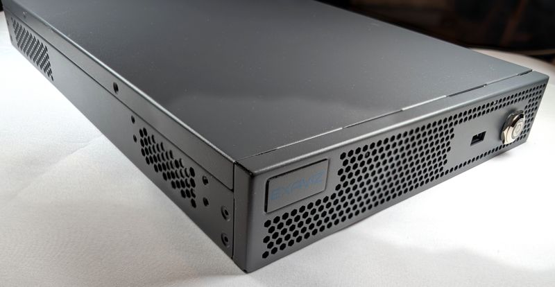 Cruiser desktop case, angled view